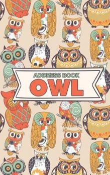 Paperback Address Book Owl Book