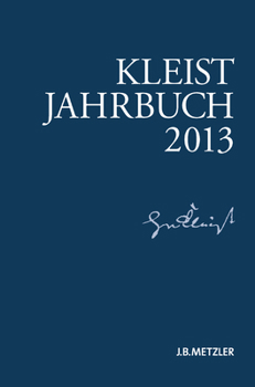 Paperback Kleist-Jahrbuch 2013 [German] Book