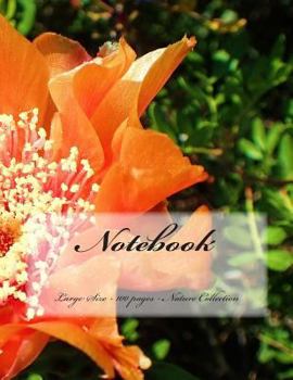 Paperback Notebook - Large Size - 100 pages - Nature Collection: Original Design 8 Book