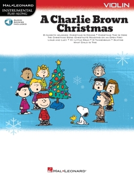 Paperback A Charlie Brown Christmas - Instrumental Play-Along: Violin Book with Online Audio Book