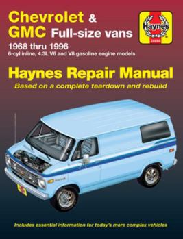 Paperback Chevrolet & GMC Full-Size Vans 1968-96 Book
