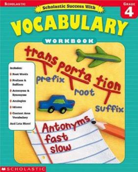 Paperback Scholastic Success with Vocabulary: Grade 4 Book