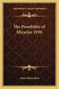 Paperback The Possibility of Miracles 1930 Book