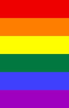 Hardcover LGBTQ+ Pride Rainbow Flag Sketchbook Book