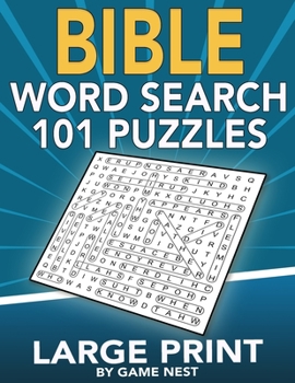 Paperback Bible Word Search 101 Puzzles Large Print: Puzzle Game With Inspirational Bible Verses for Adults and Kids Book