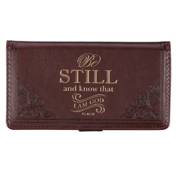 Misc. Supplies Checkbook Cover Be Still Psalm 46:10 Book