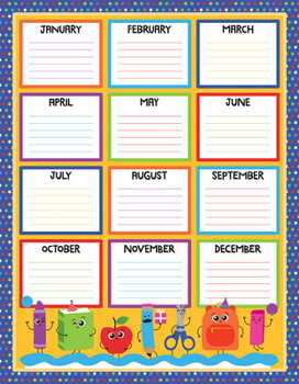 Wall Chart School Tools Birthday Chart Book