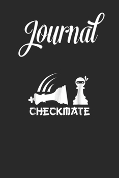 Journal: Chess Ninja Shirt Master Checkmate Funny Graphic  Gift Blank Ruled Line College Journal Notebook Size for Diary Student Teacher Friend with 120 Pages of 6inx9in Blank Paper