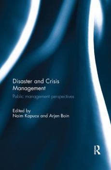 Paperback Disaster and Crisis Management: Public Management Perspectives Book