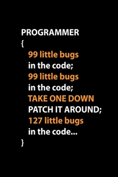 Paperback Notizbuch: Coder Programmierer Nerd Bug Entwickler Geschenke 120 Seiten, 6x9 (ca. A5), Karomuster [German] Book