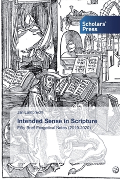 Paperback Intended Sense in Scripture Book