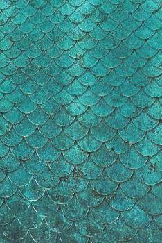 Mermaid Journal: Lined Notebook, 120 Pages, 6x9, Iridescent Green Mermaid Scales, Journal for Women (Journals to Write In)