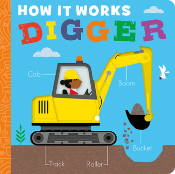Board book How It Works: Digger Book