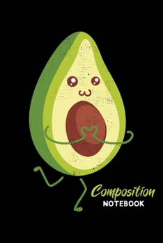 Composition Notebook: Vegan Smiling Happy Lined Notebook Journal Diary 6x9