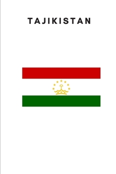 Paperback Tajikistan: Country Flag A5 Notebook to write in with 120 pages Book