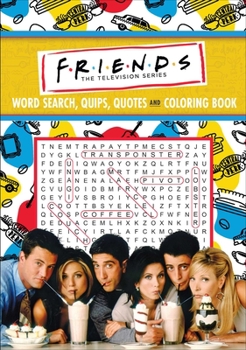 Paperback Friends Word Search, Quips, Quotes, and Coloring Book