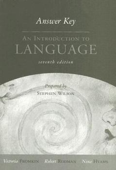 Paperback An Introduction to Language Answer Key Book