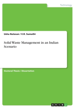 Paperback Solid Waste Management in an Indian Scenario Book