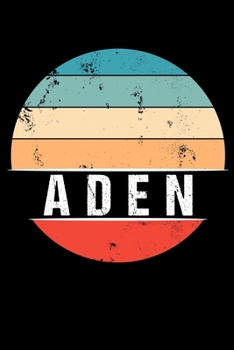 Paperback Aden: 100 Pages 6 'x 9' - Dot Grid Paper Journal Manuscript - Planner - Scratchbook - Diary Book