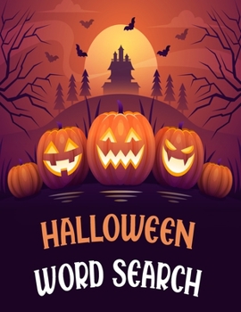 Paperback Halloween Word Search: Large Print Word Search Book With Included Answer Keys Book
