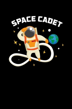 Space Cadet: 120 Pages I 6x9 I Monthly Planner I Funny Science, Space & Galaxy Gift I Moon & Planet