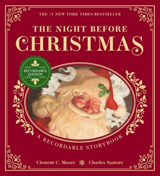 Hardcover The Night Before Christmas Press and Play Recordable Storybook : Record Your Family's Night Before Christmas with This New York Times Bestselling Edition of the Night Before Christmas Book