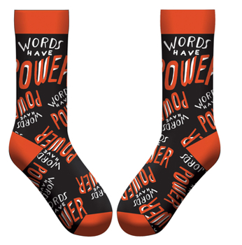 Apparel Words Have Power Socks Book