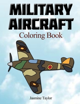 Paperback Military Aircraft Coloriong Book