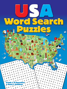 Paperback USA Word Search Puzzles Book