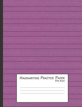 Paperback Handwriting Practice Paper for Kids: A Workbook for Learning to Write Alphabets & Numbers - Maroon Foam Book