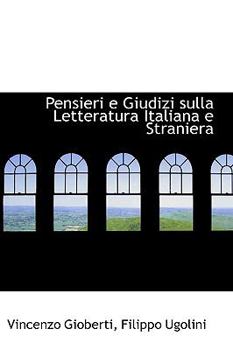 Hardcover Pensieri E Giudizi Sulla Letteratura Italiana E Straniera Book
