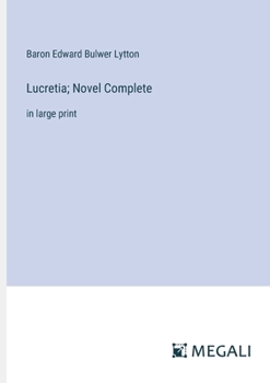 Paperback Lucretia; Novel Complete: in large print Book