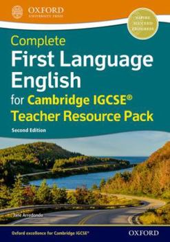 Paperback Complete First Language English for Cambridge Igcserg Teacher Resource Pack Book