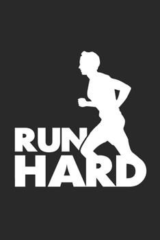 Paperback Run hard: 6x9 Jogging - grid - squared paper - notebook - notes Book