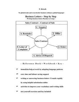 Paperback Business Letters - Step by Step: Writing business letters fluently in 3 steps Book