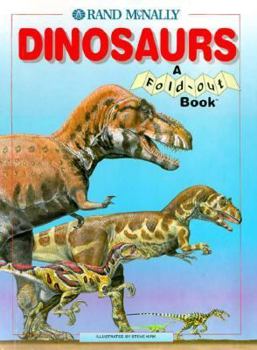 Hardcover Rand McNally Dinosaurs (Fold-Out Book) Book