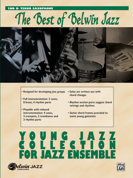 Paperback Young Jazz Collection for Jazz Ensemble: 2nd B-Flat Tenor Saxophone Book