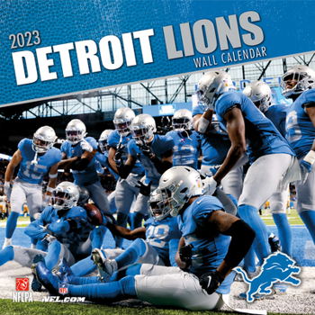 Calendar Detroit Lions 2023 12x12 Team Wall Calendar Book