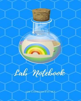 Paperback Lab Notebook 100 Carbonless Set: For Students, Chemistry, Light Grey Graph for Drawing and Writing Book