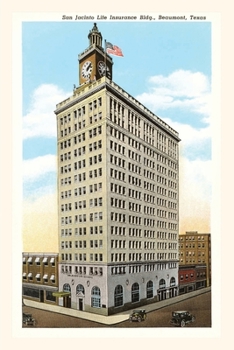 Paperback Vintage Journal San Jacinto Life Insurance Building, Beaumont, Texas Book