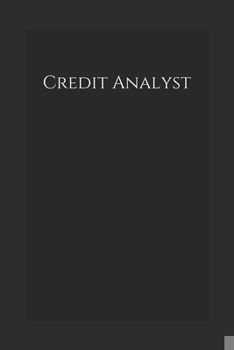 Paperback Credit Analyst: Notebook Book