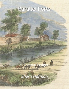 Paperback Parallel Forts: 5 Column Ledger Book