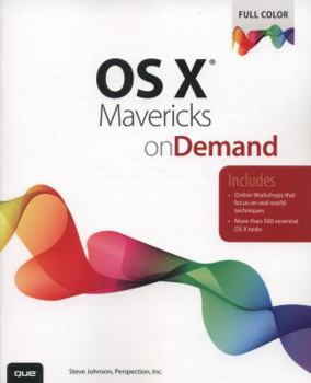 Paperback OS X Mavericks on Demand Book