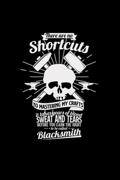 Blacksmith: 6x9 Blacksmith | blank with numbers paper | notebook | notes