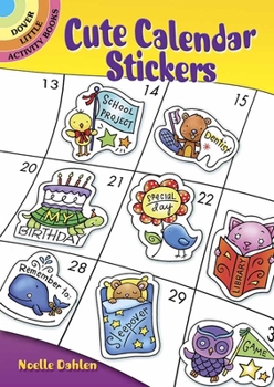 Paperback Cute Calendar Stickers Book