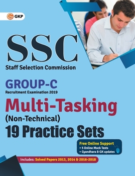 SSC 2019 Group C Multi-Tasking (Non Technical) - 19 Practice Sets Hindi