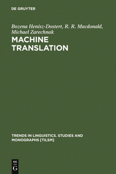 Hardcover Machine Translation Book