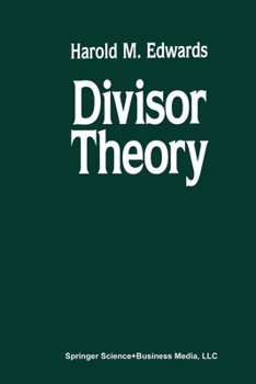 Paperback Divisor Theory Book