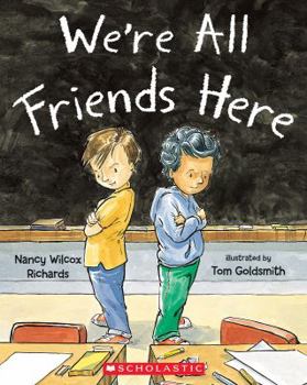 Paperback We're All Friends Here Book