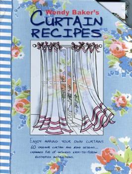 Hardcover Curtain Recipes Cards Book